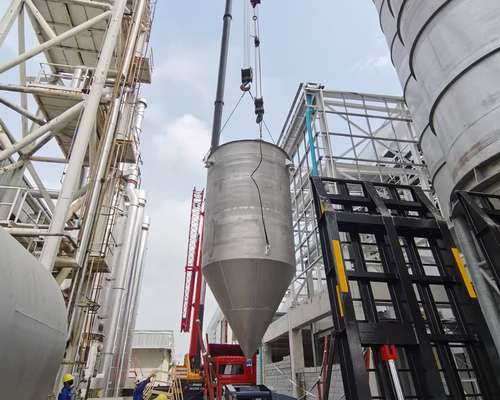 silos, installation, loading