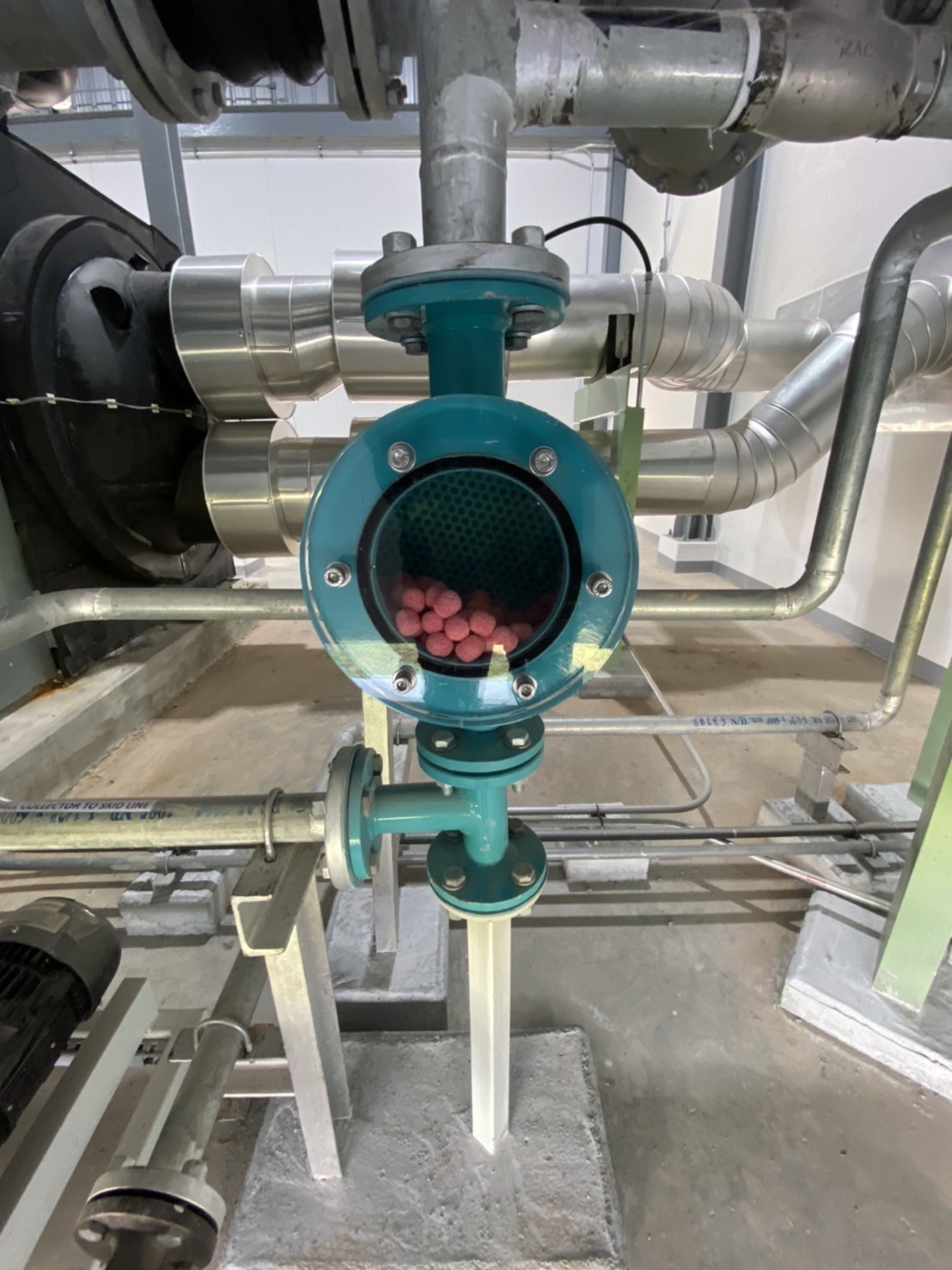 automatic tube cleaning