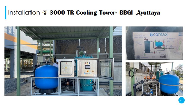Electrolytic Cooling Tower Water Treatment Systems