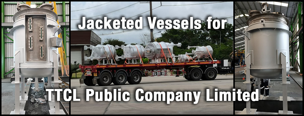 jacketed vessels, ttl public company, ube project, vessels
